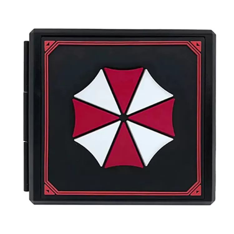 Кейс-футляр для 12 картриджей Nintendo Switch Premium Game Card Case (Resident Evil Umbrella)  #1