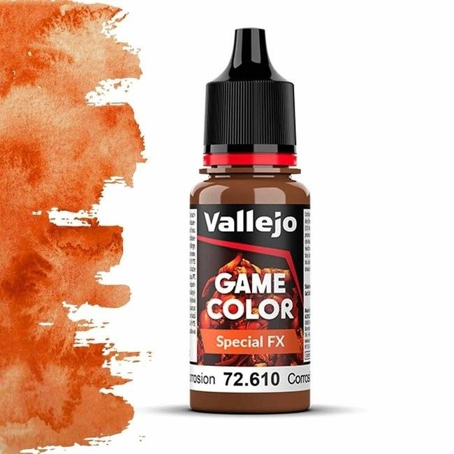 Краска акриловая для создания эффектов Vallejo "Game Color Special FX" 72.610 (Galvanic Corrosion), 18мл #1