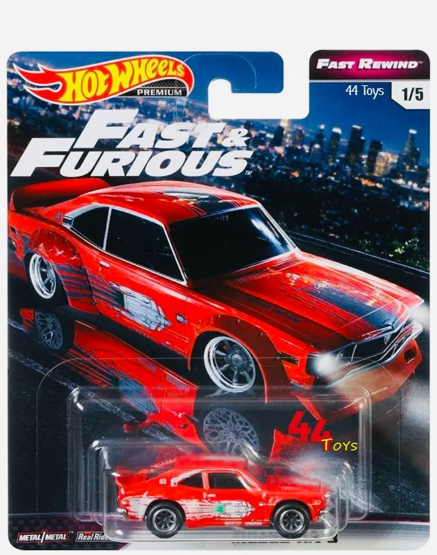 Машинка Hot Wheels Mazda RX-3 Premium Fast&Furious / Хот Вилс Премиум #1