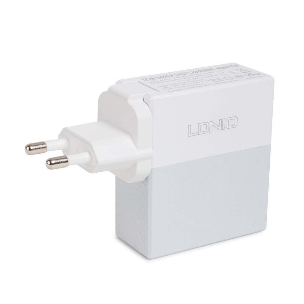 Универсальное зарядное устройство LDNIO A2620C 65W Белый #1