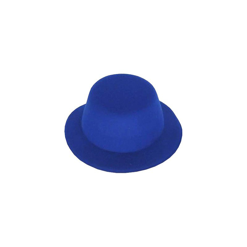 Шляпка цилиндр карнавальная, 13 см, цвет синий #1