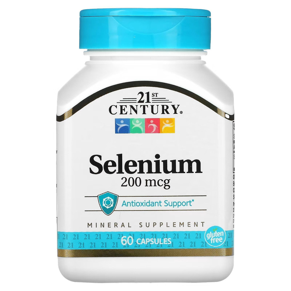 21st Century Selenium 200 mg 60 шт/ 21 Сентри Селен 200 мг, 60 таблеток #1