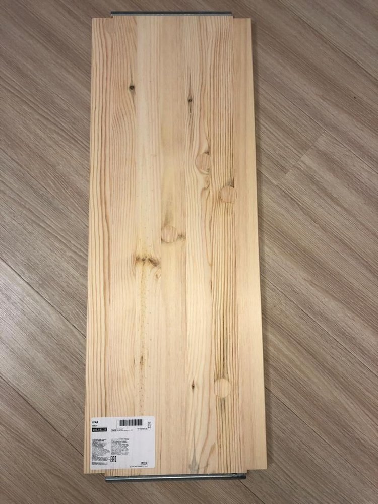 IKEA Полка Настенная Прямая, 83х30х1,8 см, 1 шт. #1