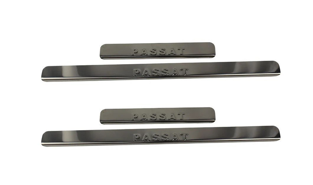 Накладки на пороги хром Volkswagen Passat B5,В6,В7 / Фольксваген Пассат ...