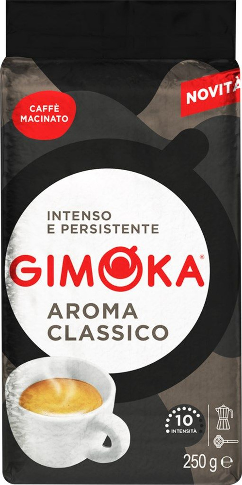 Кофе молотый "Gimoka" Арома Классико Блэк 250г, 1 шт #1