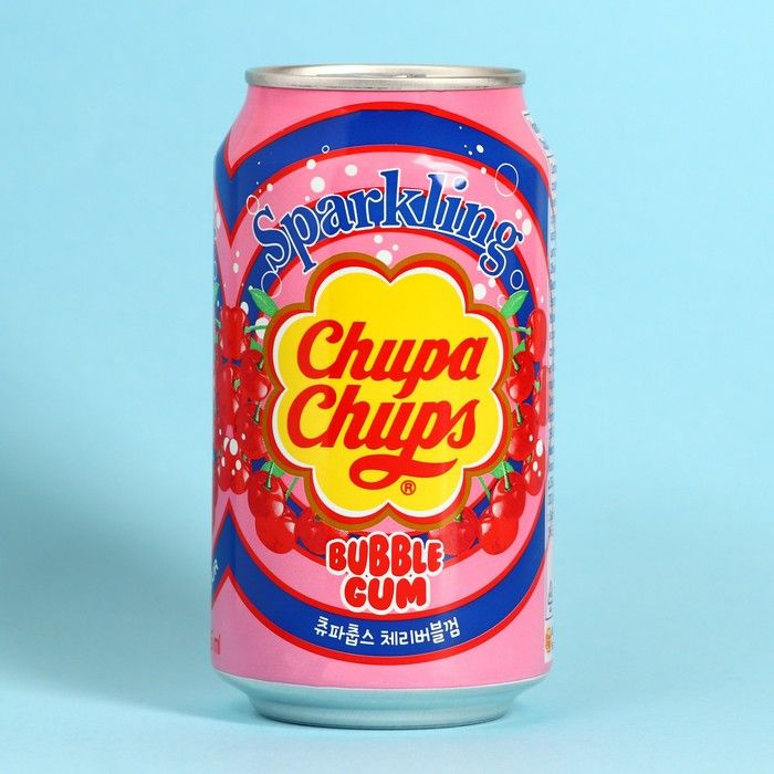 Напиток газированный Chupa Chups вишневая жвачка, 345 мл - купить с ...