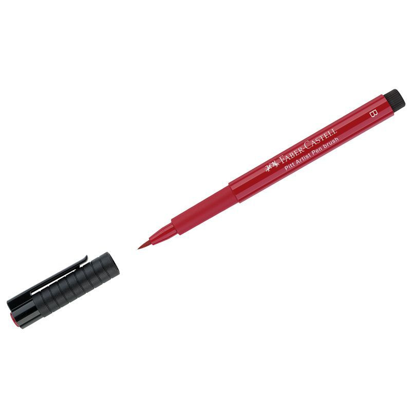 Ручка капиллярная Faber-Castell "Pitt Artist Pen Brush" , цвет 219 багровый, пишущий узел "кисть"  #1