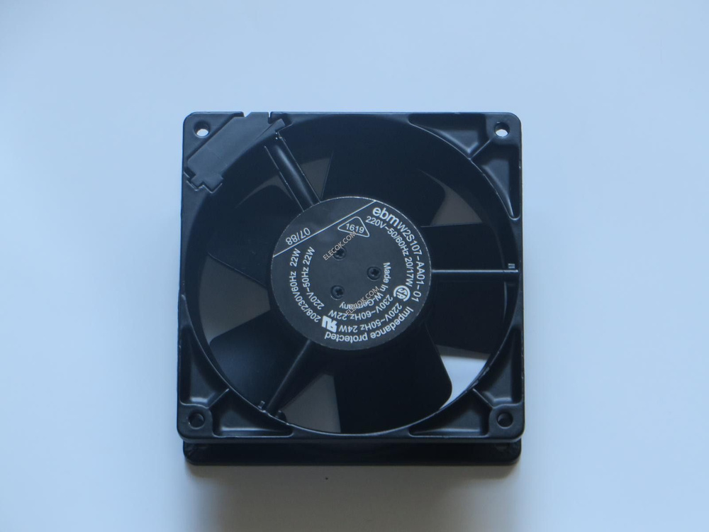 Вентилятор Ebmpapst W2S107-AA01-40 220v (W2S107AA0140) #1