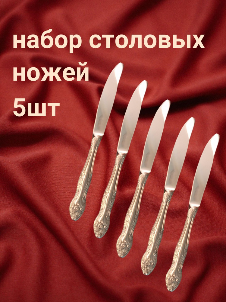 Набор столовых ножей Павловский завод им.Кирова 5шт #1