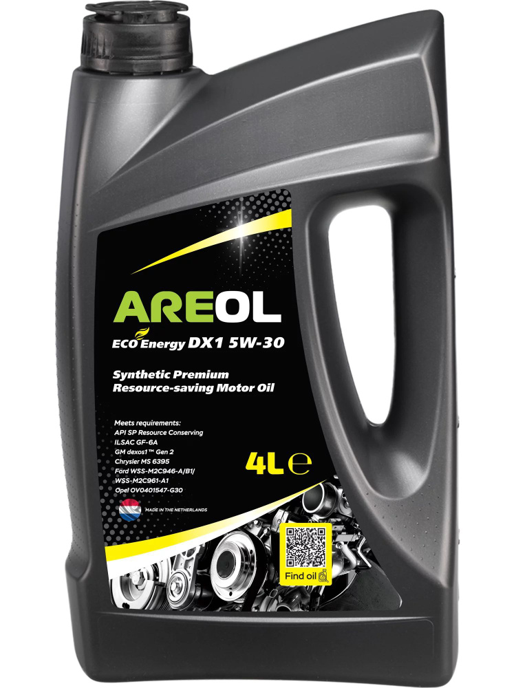 AREOL Eco Energy DX1 5W-30 Масло моторное, Синтетическое, 4 л #1