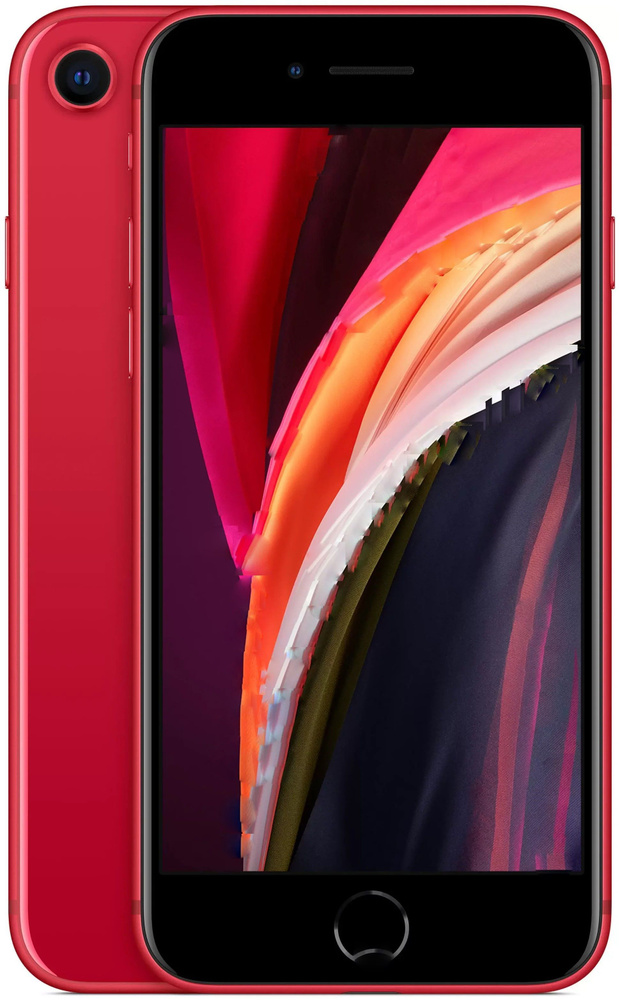 Смартфон iPhone SE (2020)_eSIM+SIM 4/128 ГБ, красный, Восстановленный  #1