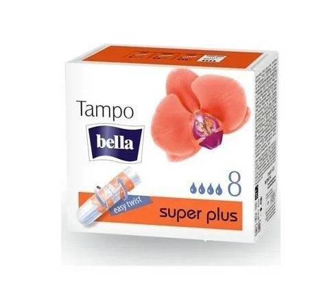 Тампоны BELLA Tampo Super plus, без аппликатора, 8 шт, в коробке (5900516320317)  #1