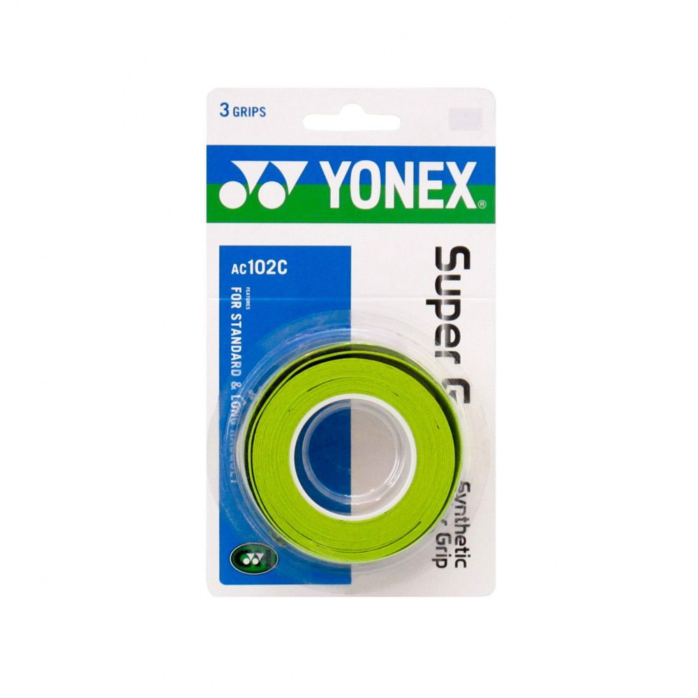 Обмотка для ручки ракетки Yonex Overgrip AC102C х3, Lime #1