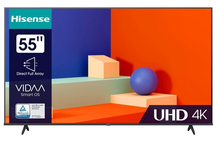 Hisense Телевизор 55A6K 55" 4K UHD, черный #1