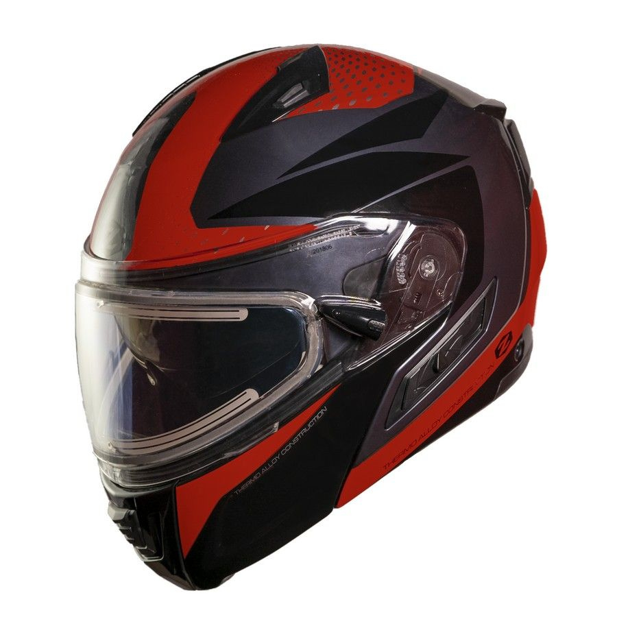 Шлем для снегохода ZOX Condor Parkway Black-Red (ЭП) #1