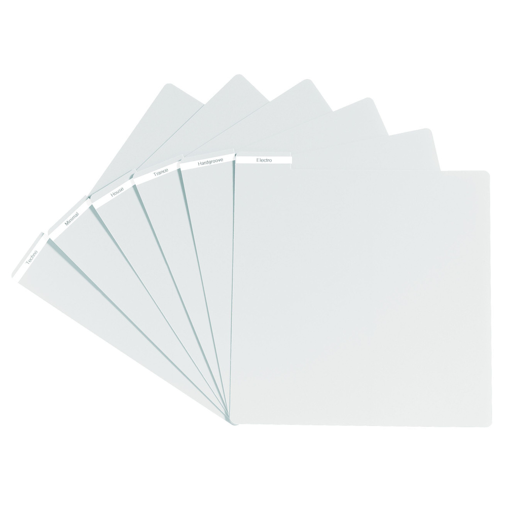 Glorious Vinyl Divider White разделитель для организации и хранения виниловых пластинок, цвет белый  #1