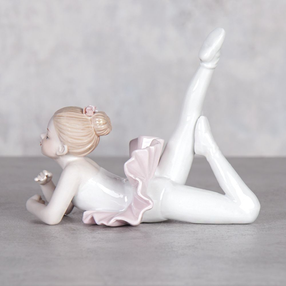 Статуэтка фарфоровая коллекционная 13х11 см "Маленькая Балерина"  #1