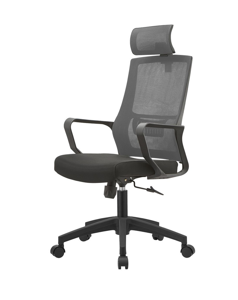 ТМ ДЭФО Офисное кресло кресло SPRINT, Сетка, Ткань, Темно-Серый  #1