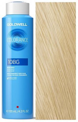 Goldwell Colorance /Тонирующая краска для волос Баллон 10BG золотисто-бежевый блондин, 120 мл  #1