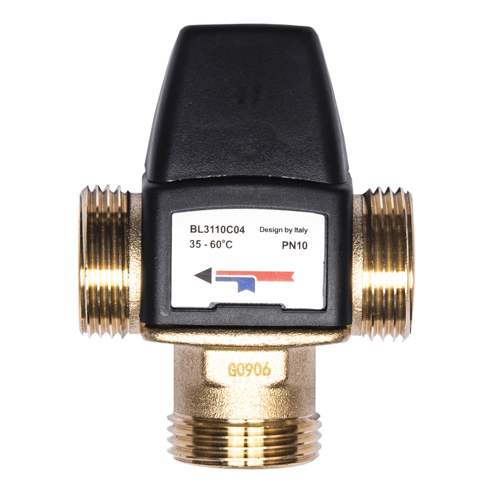 Термостатический смесительный клапан 1" НР, 35-60 С, TIM, BL3110C04  #1