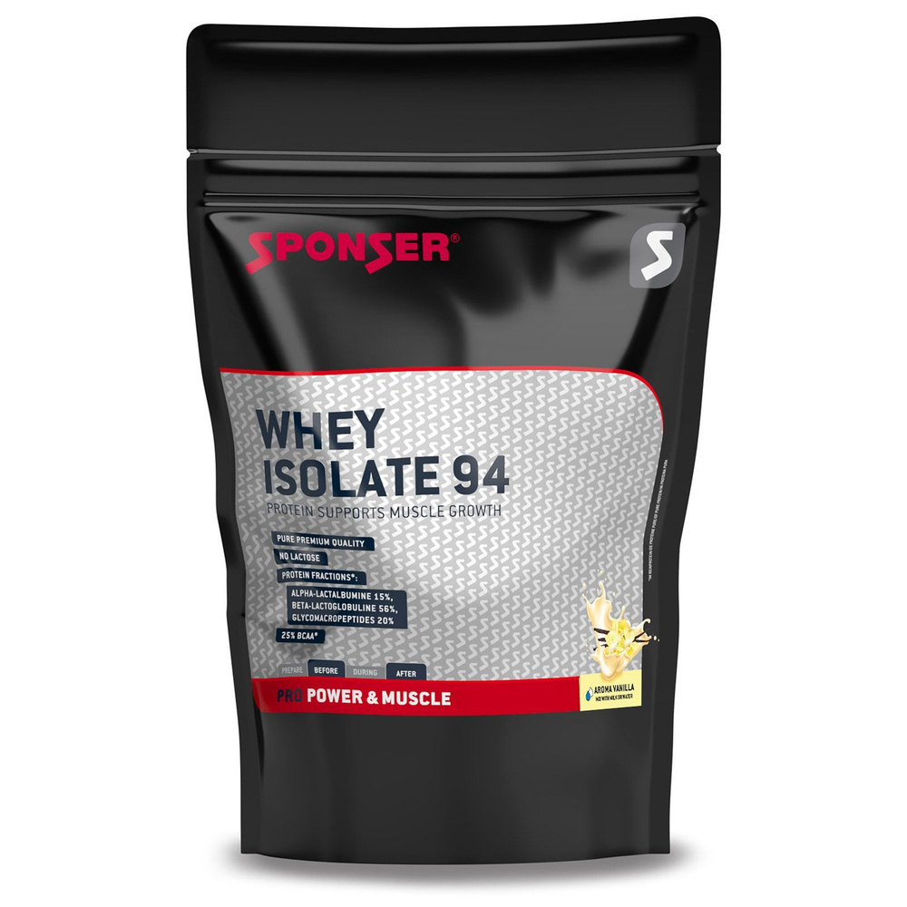 SPONSER Сывороточный изолят WHEY ISOLATE 94, Ваниль (1500г) #1