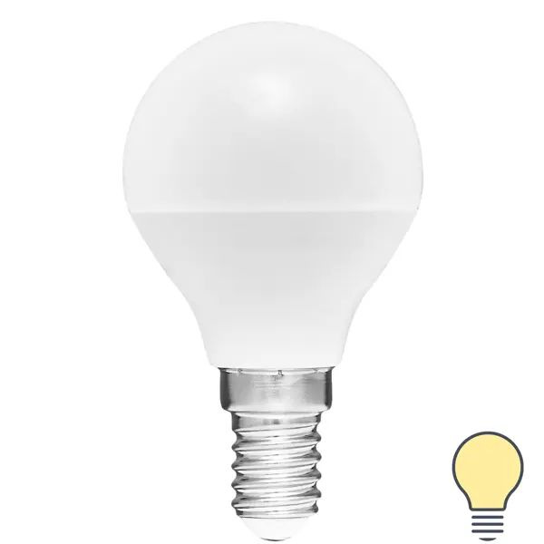 Лампа светодиодная Volpe E14 7 Вт 750 Лм, теплый свет #1