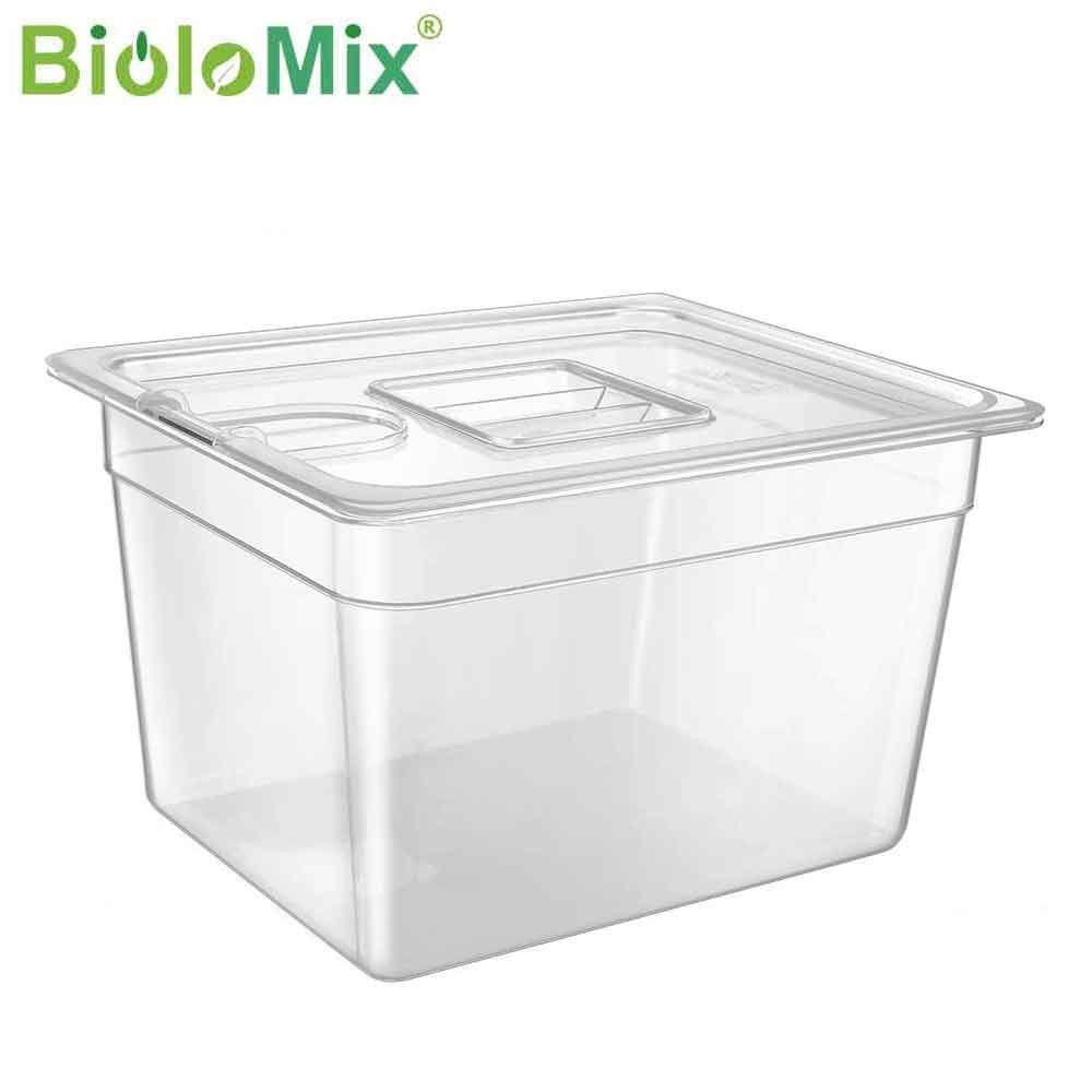 BioloMix 11-литровый контейнер для приготовления суфле с крышкой для циркуляционного кулинарного суфле #1
