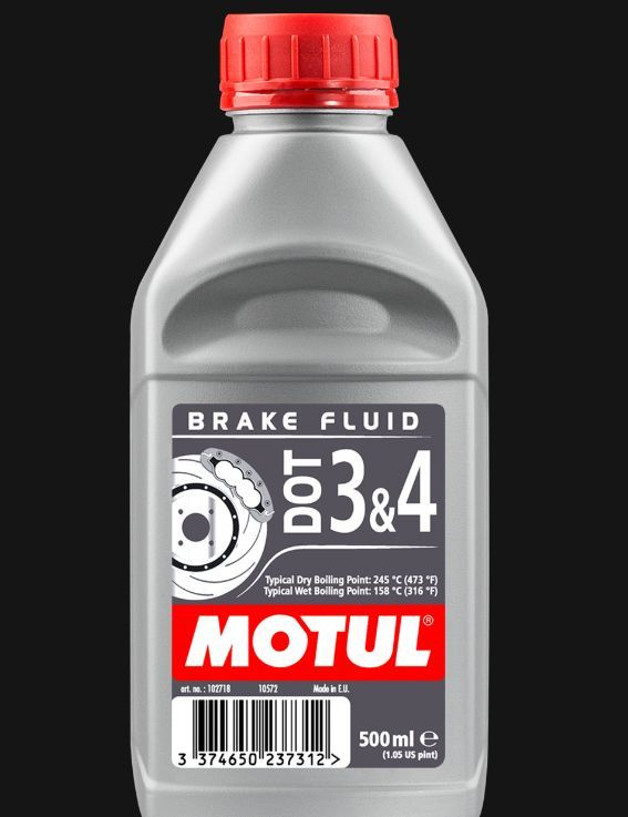 Тормозная жидкость Motul DOT 3&4 BRAKE FLUID 0.5л (102718) #1