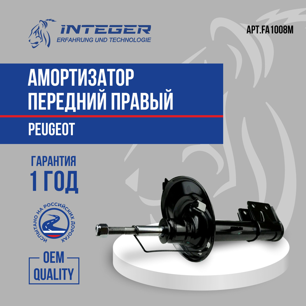 INTEGER Амортизатор подвески, арт. FA1008M, 1 шт. #1