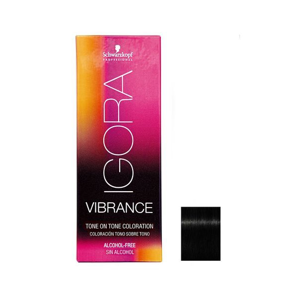 Schwarzkopf Igora Vibrance Краситель для волос 1/0 чёрный натуральный 60мл  #1