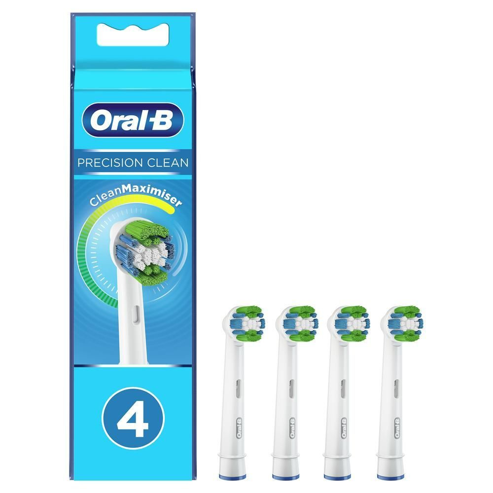 Набор насадок Oral-B Precision Clean CleanMaximiser для ирригатора и электрической щетки, белый, 4 шт. #1