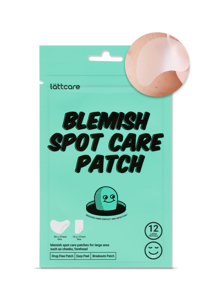 Lattcare Blemish Spot Care Patch точечные патчи от воспалений (12шт.) #1