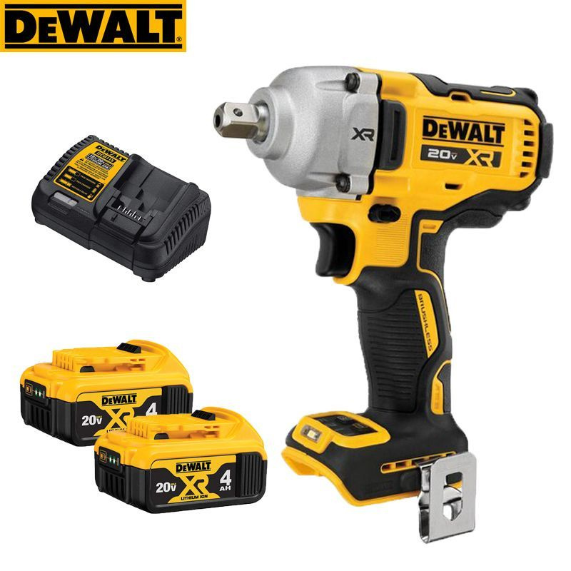 DEWALT DCF892M2 20V 1/2 дюйма. Бескровный беспроводной гаечный ключ среднего радиус действия с батареей #1