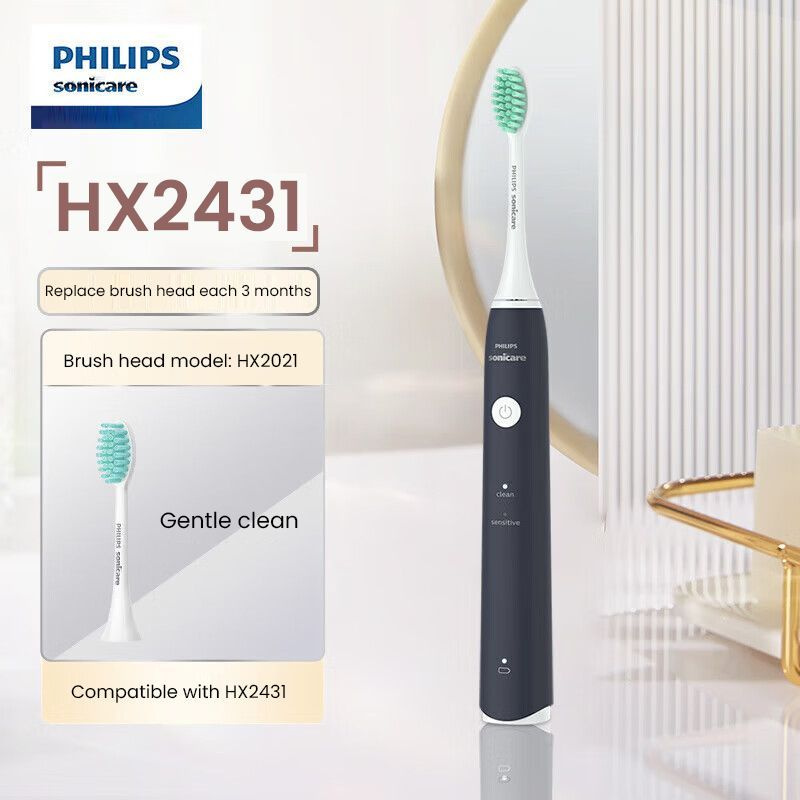 Philips Sonicare Электрическая зубная щетка OZJH2a-PHPHX2431, темно-синий  #1