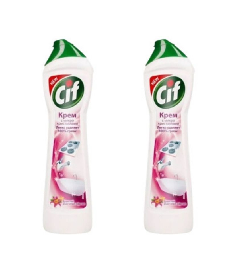 CIF чист. крем Розовая Свежесть #1