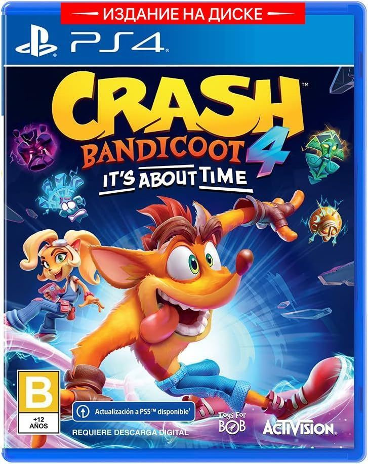 Игра Crash Bandicoot 4: Это Вопрос Времени (It`s About Time) (PlayStation 4, Оригинальный, Русские субтитры) #1