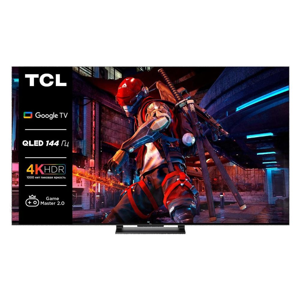 TCL Телевизор 75" 4K UHD, черный #1