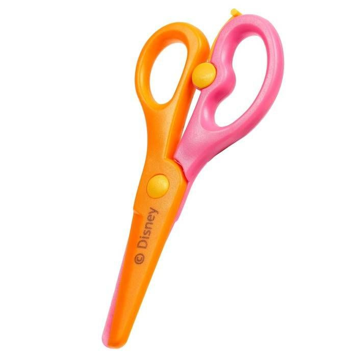 Ножницы детские Disney Минни Маус -Единорог, 13см, пластиковые двухцветные ручки, с фиксатором, 1 шт #1