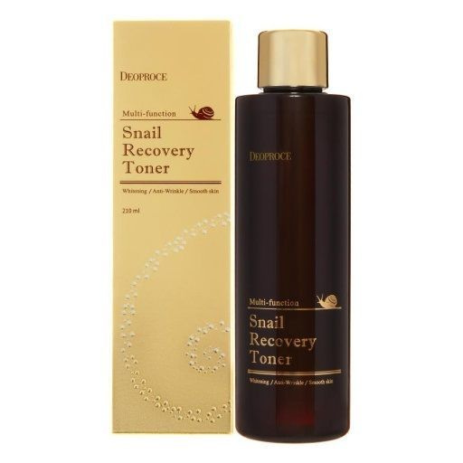 Восстанавливающий тонер для лица Корея с муцином улитки DEOPROCE SNAIL RECOVERY TONER 210мл  #1