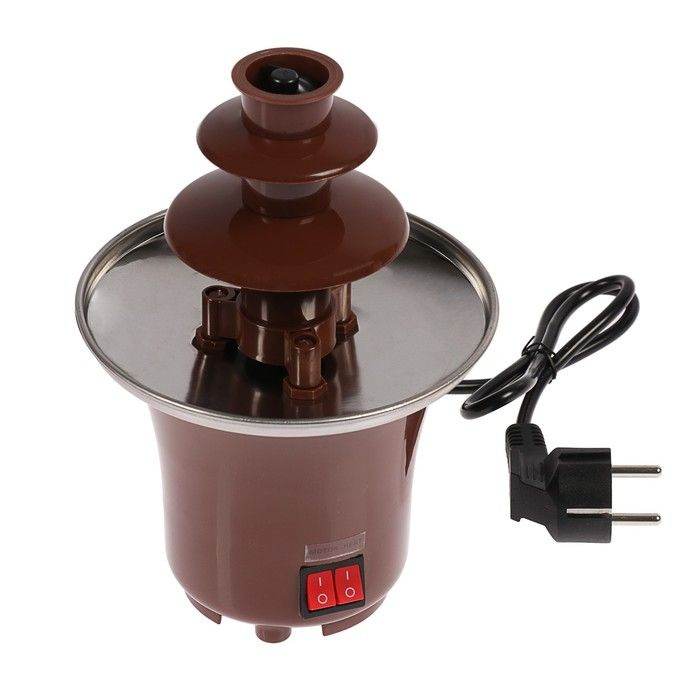Шоколадный фонтан Luazon Home LFF-01, загрузка 0,7 кг, коричневый  #1