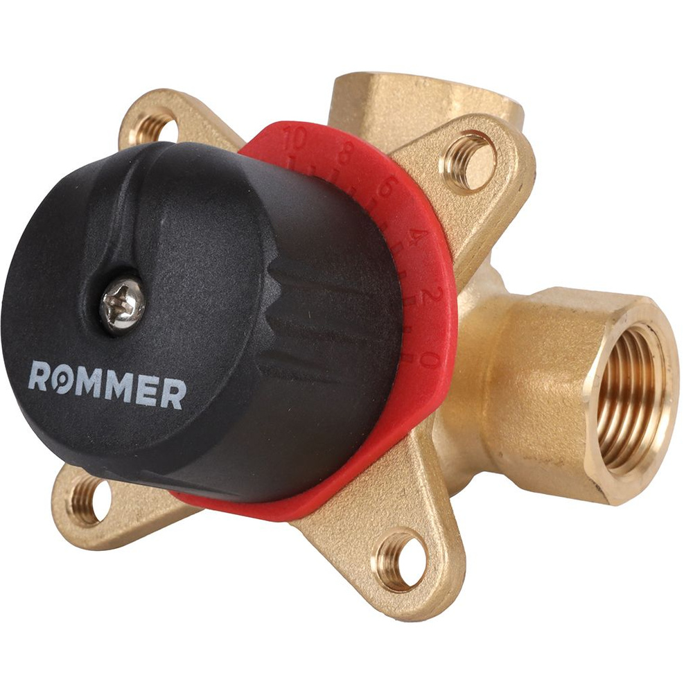3-х ходовой смесительный клапан ROMMER RVM-0003-002515 1/2" KVs 2,5 #1