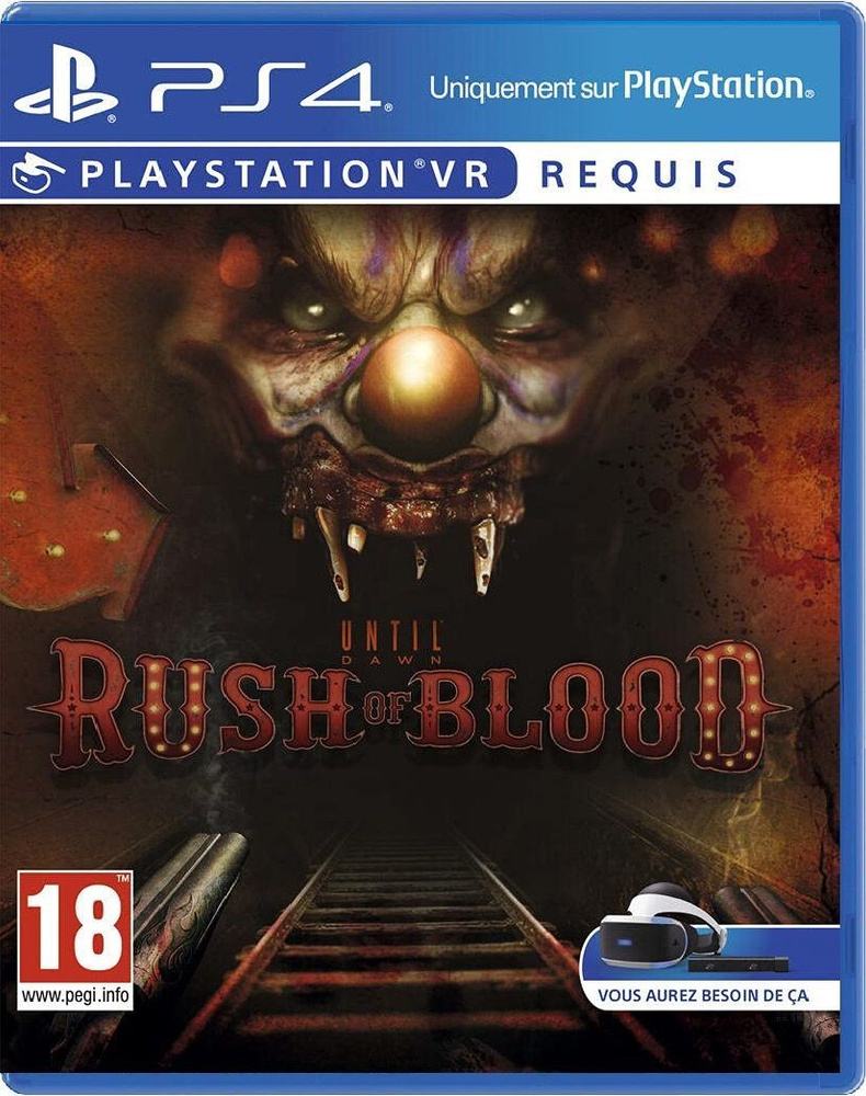 Игра Until Dawn: Rush of Blood (только для PS VR) (PlayStation 4 VR, PlayStation 4, Русская версия)  #1