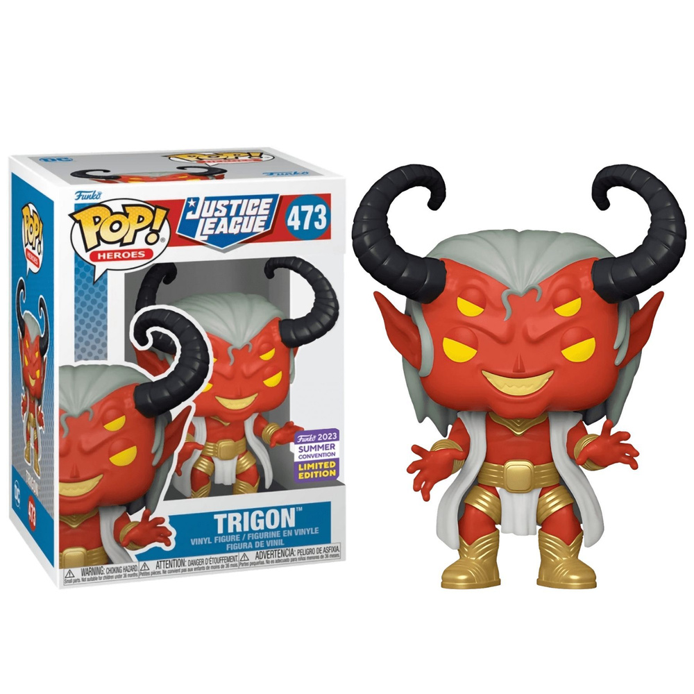 Фигурка Funko POP! Heroes DC Justice League Trigon (Стикер Summer Convention 2023) Фанко Поп Лига Справедливости #1