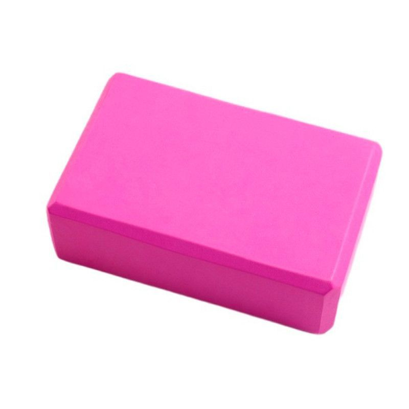 Блок для йоги и фитнеса Yogastuff (EVA) 23х15х7.5 см, розовый #1