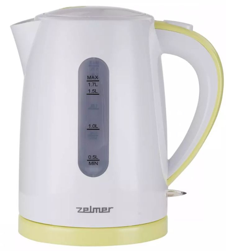 Чайник Zelmer ZCK7616L WHITE/LIME #1