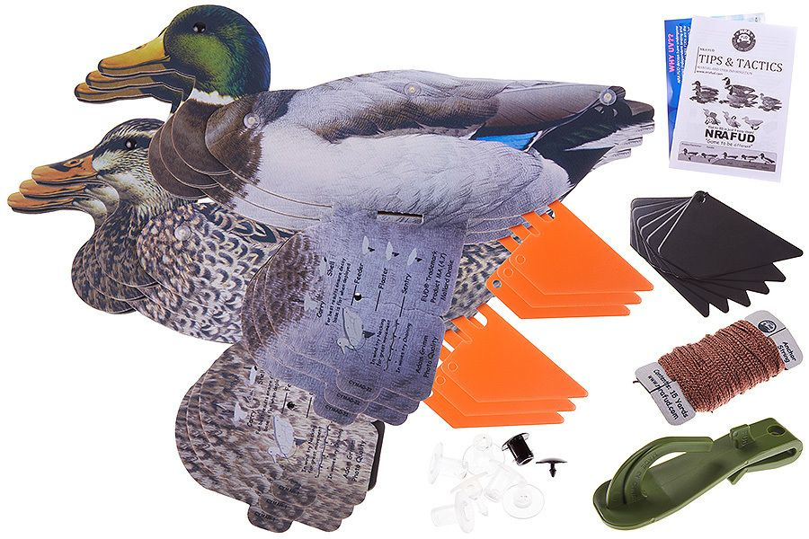 Набор муляжей птиц утки породы Кряква, 6 штук, NRA FUD #1