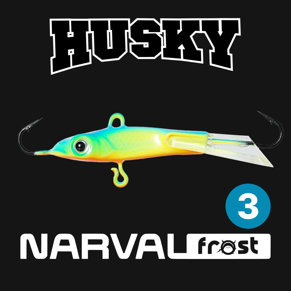 Балансир Narval Frost Husky-3 6g #006-Blue Back Chartreuse #1