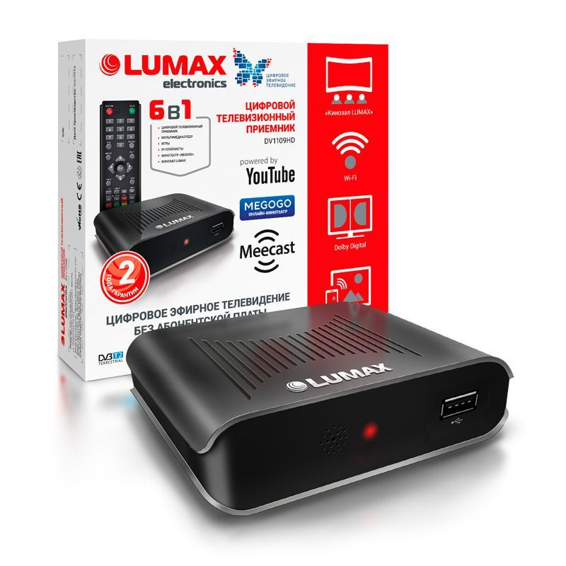 Lumax ТВ-ресивер DV1109HD , черный #1