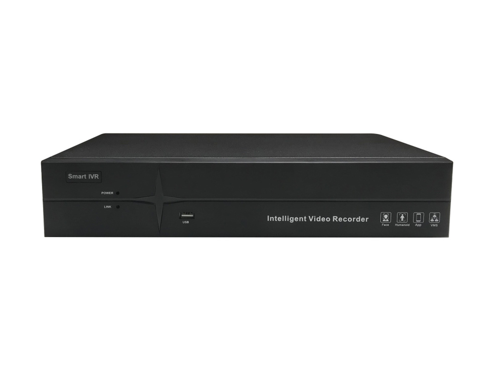 Видеорегистратор IP 64 канала 8МП, HDMI 4K + VGA, LAN 1gb поддержка до 4 жестких дисков по 12ТБ SECTEC #1