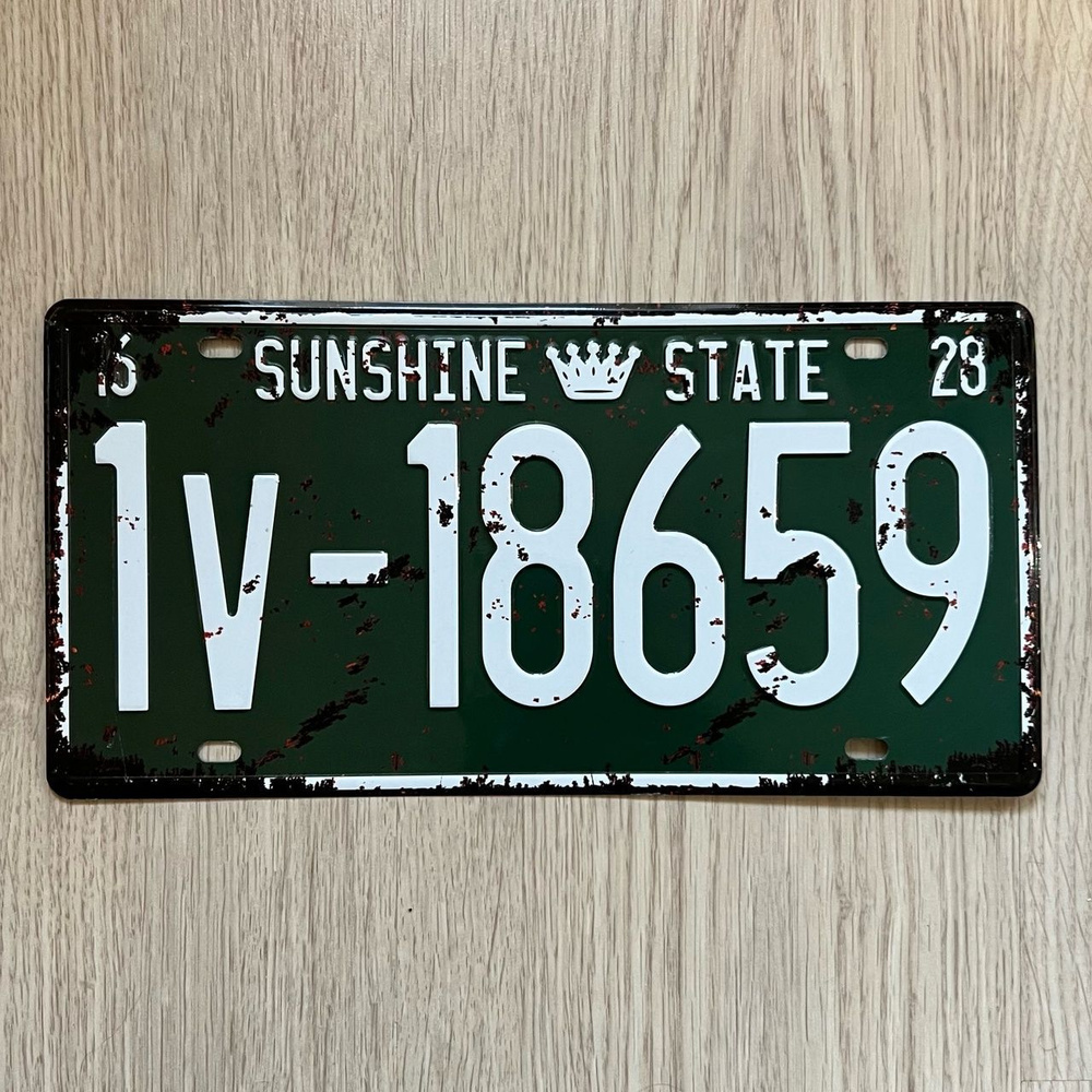 Декоративный номерной знак USA Sunshine 1V-18659 #1